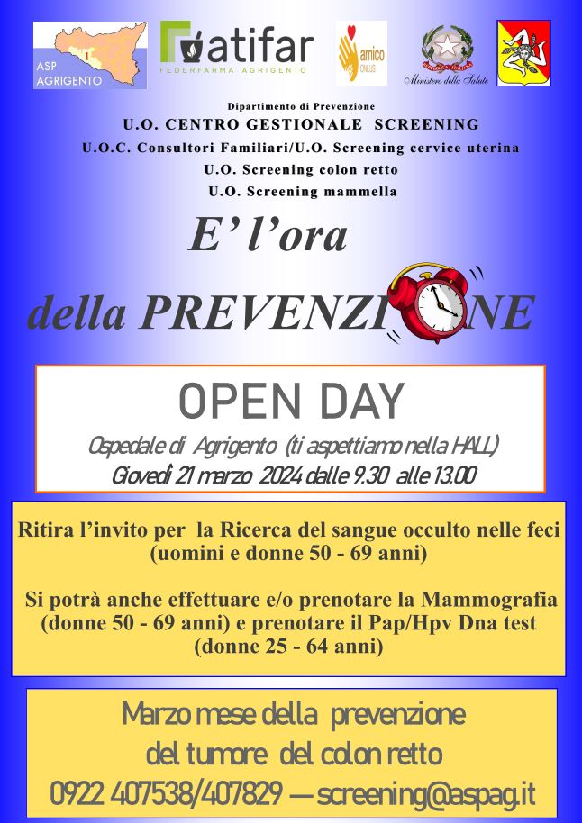 Canicatti Web Notizie Ospedale Agrigento Open Day Dedicato Alla